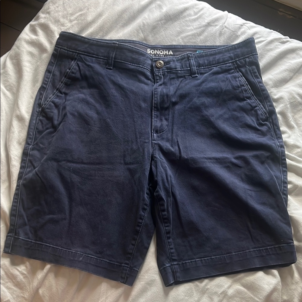 Sonoma Blue Khaki Shorts for Casual Wear